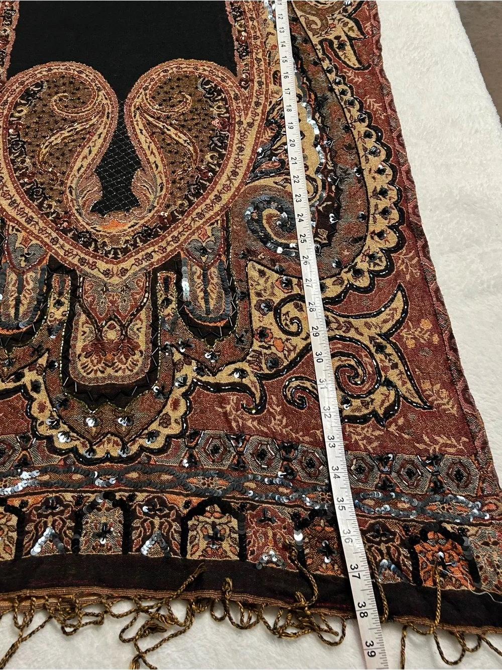 N/A beaded paisley